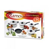Jogo de Panelas Ramos 6 peças